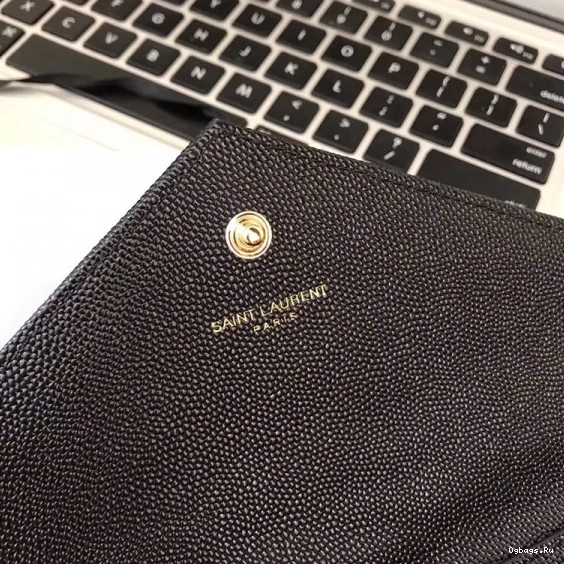 CHAIN MATELASSÉ CASSANDRE YSL WALLET 0717
